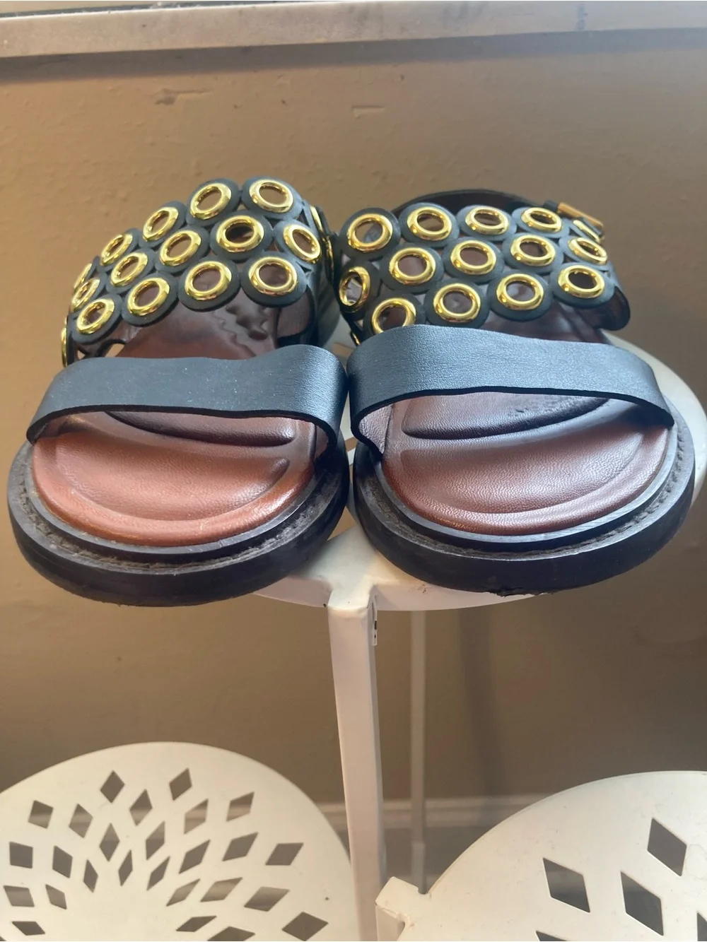 See By Chloe Steffi Leather Sandals size 37/7-7.5